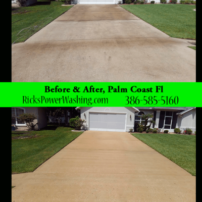 Power Washing Driveway Palm Coast