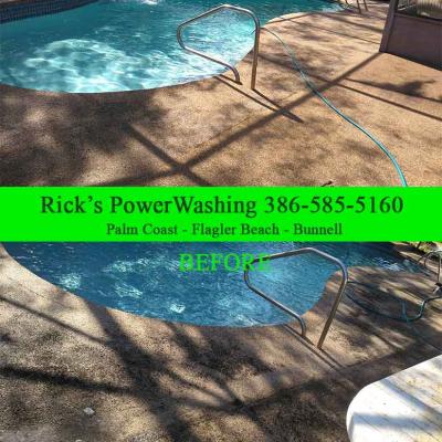 Pool Deck Cleaning