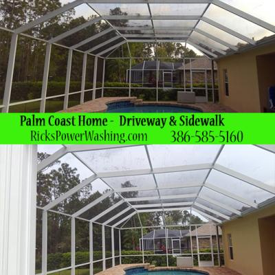 Pool Screen Cleaning